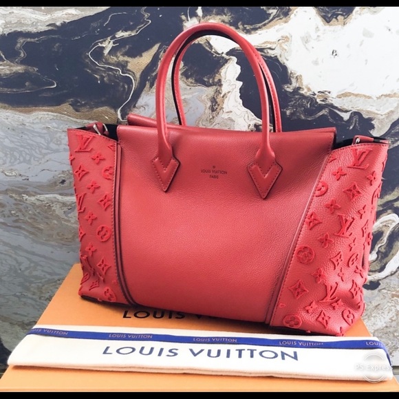 Louis Vuitton Handbags - ❤️‍🔥 Gorgeous Louis Vuitton W PM Veau Cachemire Red Tote Bag ❤️‍🔥